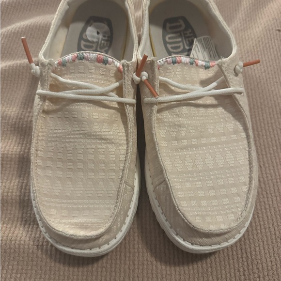 Hey Dude Shoes - Hey Dude Women’s Cream Wendy Slip-On Shoes